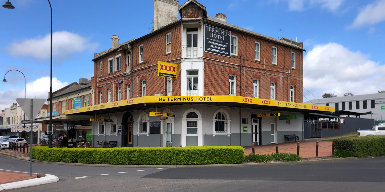 commercial hotel building